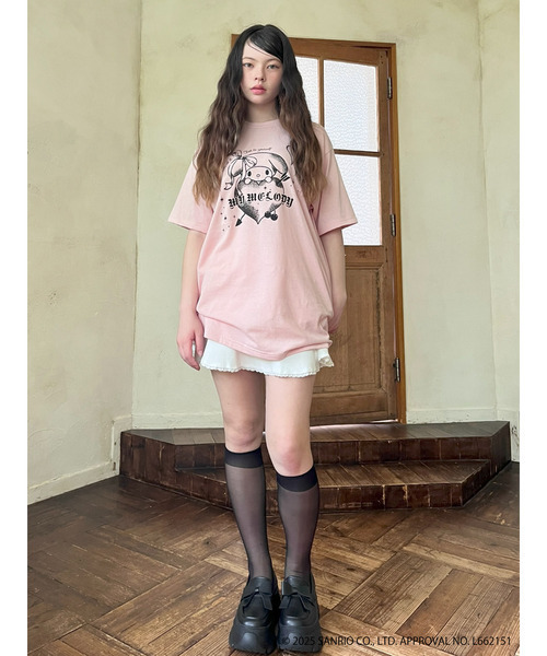 sanrio(サンリオ)の「【MY MELODY】GRAPHICAL TEE(Tシャツ/カットソー・レディース・ピンク/オフホワイト/ブラック・FREE)」の10枚目の写真