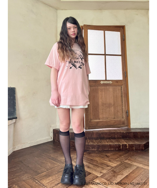 sanrio(サンリオ)の「【MY MELODY】GRAPHICAL TEE(Tシャツ/カットソー・レディース・ピンク/オフホワイト/ブラック・FREE)」の11枚目の写真