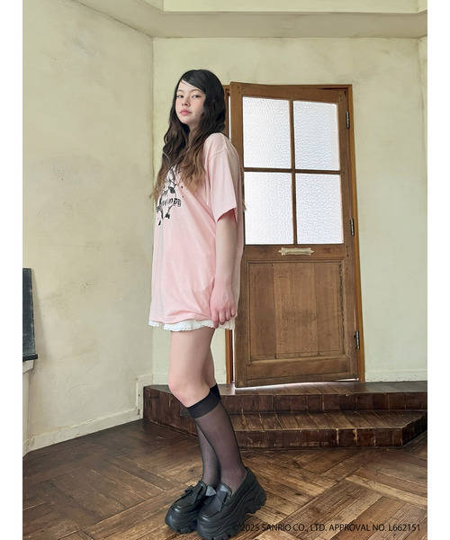 sanrio(サンリオ)の「【MY MELODY】GRAPHICAL TEE(Tシャツ/カットソー・レディース・ピンク/オフホワイト/ブラック・FREE)」の13枚目の写真