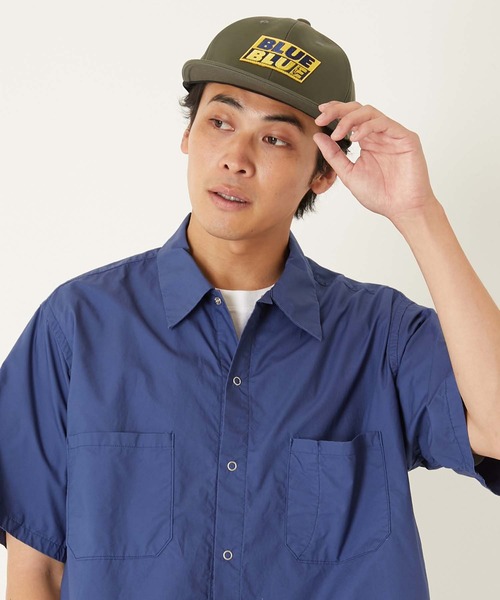 コットンツイル REVERSAL BBパッチ レザーストラップ ベースボールキャップ