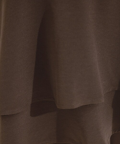 DRESKIP（ドレスキップ）の「【S-LL/セットアップ可/ひんやり】女性らしさ溢れる ティアードキャミソール（タンクトップ・レディース・ダークブラウン/ブルー/チャコールグレー・04/03/02/01）」の16枚目の写真