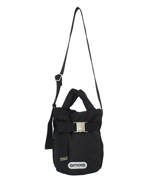 OUTDOOR PRODUCTS（アウトドアプロダクツ）の「【ブラウンROSE BUD別注カラー】(OUTDOOR)2WAY BELT SHOULDER BAG（トートバッグ・レディース・ブラック/ブラウン・ONE SIZE）」の8枚目の写真