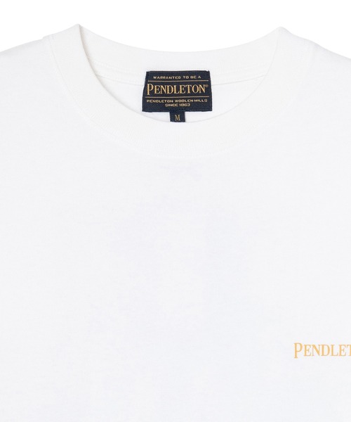 PENDLETON(ペンドルトン)の「PENDLETON/ペンドルトン バックプリント ロングスリーブ Tシャツ(Tシャツ/カットソー・メンズ・ホワイト/ブラック・MEDIUM/LARGE)」の7枚目の写真