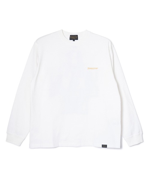 PENDLETON(ペンドルトン)の「PENDLETON/ペンドルトン バックプリント ロングスリーブ Tシャツ(Tシャツ/カットソー・メンズ・ホワイト/ブラック・MEDIUM/LARGE)」の8枚目の写真