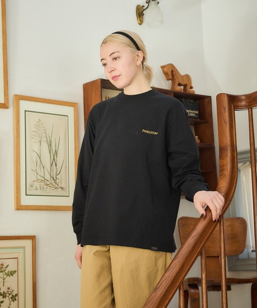 PENDLETON(ペンドルトン)の「PENDLETON/ペンドルトン バックプリント ロングスリーブ Tシャツ(Tシャツ/カットソー・メンズ・ホワイト/ブラック・MEDIUM/LARGE)」の10枚目の写真