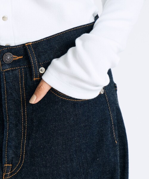 EDITION（エディション）の「ワンウオッシュエッセンシャルデニム バルーンパンツ（デニムパンツ・レディース・ネイビー・38/36/34）」の9枚目の写真