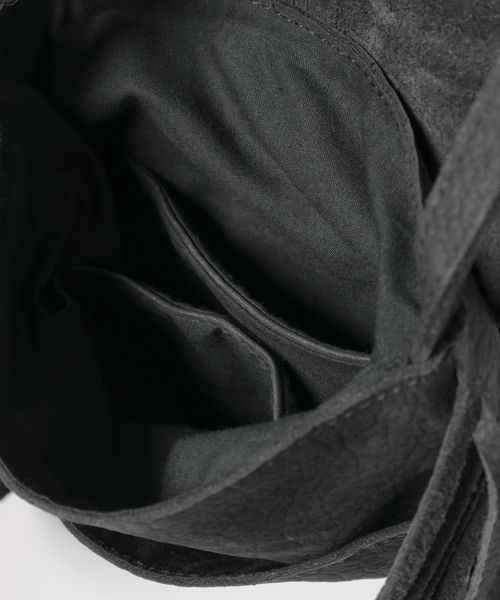 JEANASIS（ジーナシス）の「レザ－フリンジショルダー/579605（ショルダーバッグ・レディース・ブラウン/ブラック・FREE）」の6枚目の写真