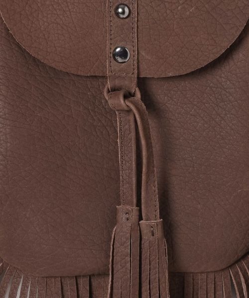 JEANASIS（ジーナシス）の「レザ－フリンジショルダー/579605（ショルダーバッグ・レディース・ブラウン/ブラック・FREE）」の11枚目の写真