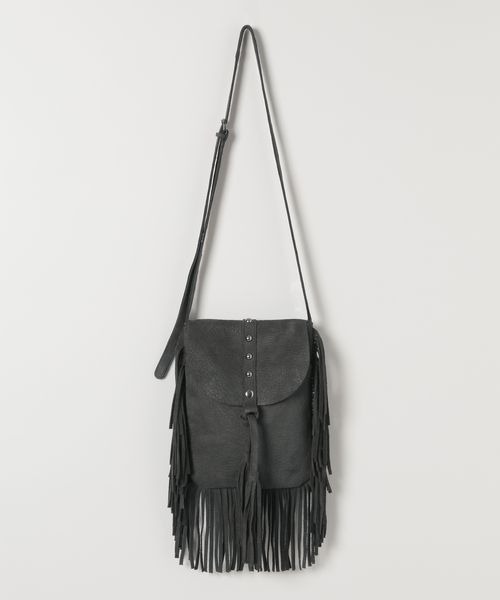 JEANASIS（ジーナシス）の「レザ－フリンジショルダー/579605（ショルダーバッグ・レディース・ブラウン/ブラック・FREE）」の20枚目の写真