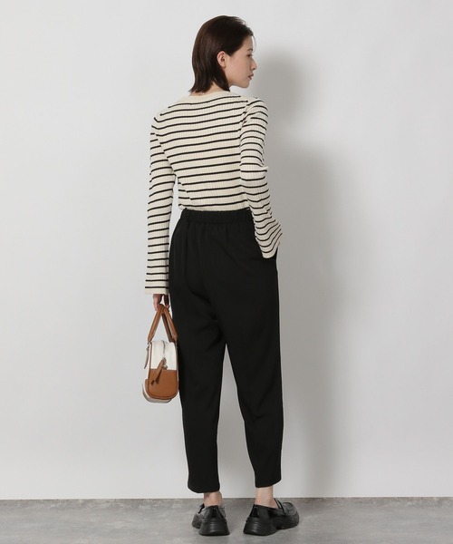 LAKOLE（ラコレ）の「ダブルクロススリムパンツ / 577707（その他パンツ・レディース・ブラウン/ブラック/チャコールグレー・MEDIUM/LARGE）」の6枚目の写真