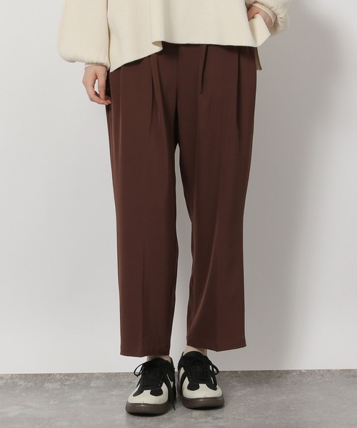 LAKOLE（ラコレ）の「ダブルクロススリムパンツ / 577707（その他パンツ・レディース・ブラウン/ブラック/チャコールグレー・MEDIUM/LARGE）」の12枚目の写真