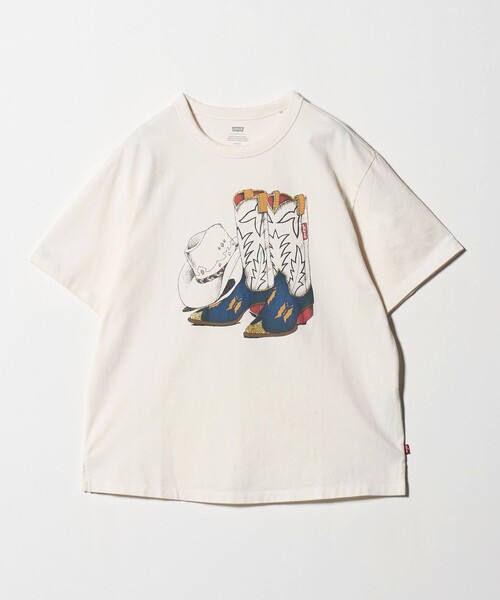 Levi's（リーバイス）の「【国内EXCLUSIVE】＜Levi's＞COWBOY Tシャツ（Tシャツ/カットソー・レディース・オフホワイト・S）」の8枚目の写真