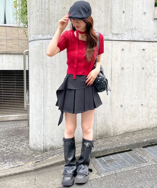 3.3 Field Trip （3.3フィールドトリップ）の「3.3 Field Trip／カバーロングブーツ（ブーツ・レディース・ブラック/ブラウン・LARGE/MEDIUM）」の15枚目の写真