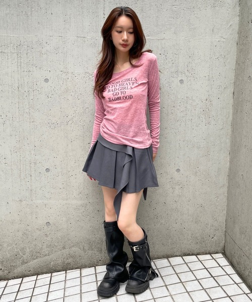 3.3 Field Trip （3.3フィールドトリップ）の「3.3 Field Trip／カバーロングブーツ（ブーツ・レディース・ブラック/ブラウン・LARGE/MEDIUM）」の19枚目の写真