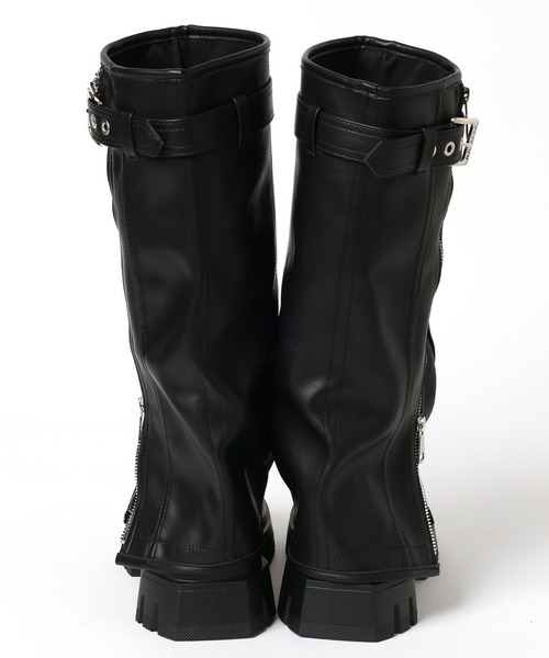 3.3 Field Trip （3.3フィールドトリップ）の「3.3 Field Trip／カバーロングブーツ（ブーツ・レディース・ブラック/ブラウン・LARGE/MEDIUM）」の13枚目の写真