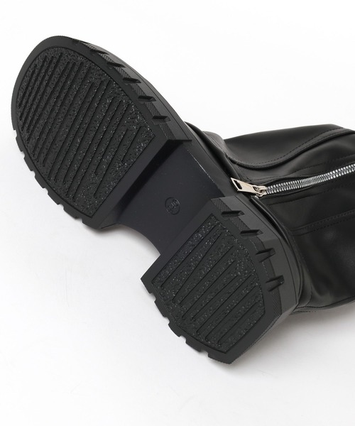 3.3 Field Trip （3.3フィールドトリップ）の「3.3 Field Trip／カバーロングブーツ（ブーツ・レディース・ブラック/ブラウン・LARGE/MEDIUM）」の8枚目の写真