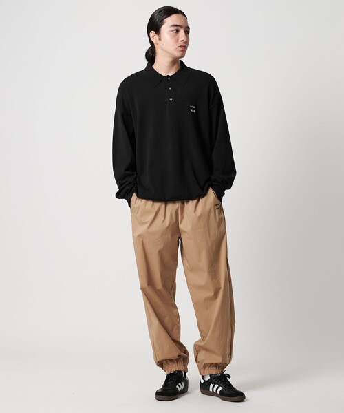 CITEN(シテン)の「<CITEN>ハイゲージニットポロ(ニット/セーター・メンズ・ブラック/ベージュ・L/M)」の4枚目の写真