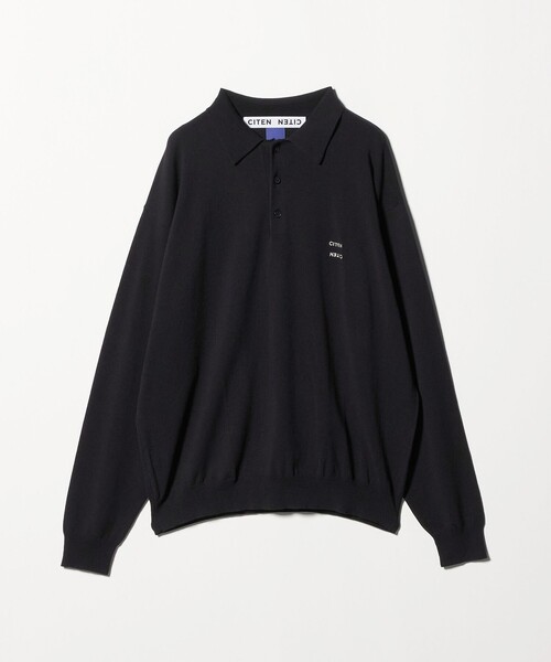 CITEN(シテン)の「<CITEN>ハイゲージニットポロ(ニット/セーター・メンズ・ブラック/ベージュ・L/M)」の10枚目の写真