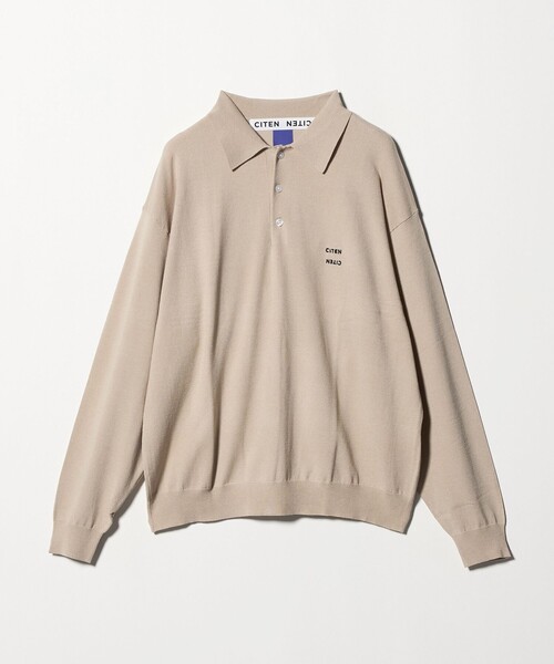 CITEN(シテン)の「<CITEN>ハイゲージニットポロ(ニット/セーター・メンズ・ブラック/ベージュ・L/M)」の16枚目の写真