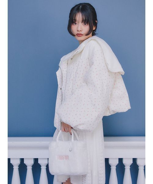 FURFUR(ファーファー)の「透かし編みニットワンピース(ワンピース・レディース・ブラック/ミント/ホワイト・F)」の5枚目の写真