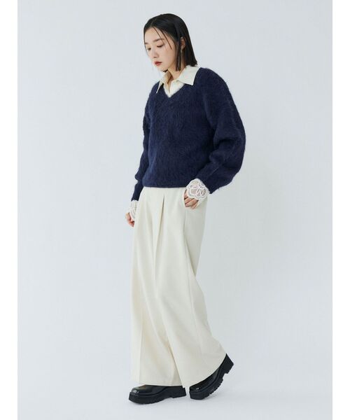 LAGUNAMOON（ラグナムーン）の「レースカフスシャツ（シャツ/ブラウス