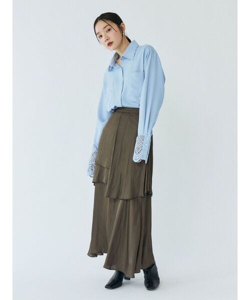 レースカフスシャツ（シャツ/ブラウス）｜LAGUNAMOON（ラグナムーン