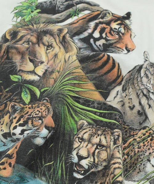 VINTAGE(ヴィンテージ)の「【USED】90’s “TIGER” アニマル Tシャツ(Tシャツ/カットソー・メンズ・ホワイト・MEDIUM)」の3枚目の写真