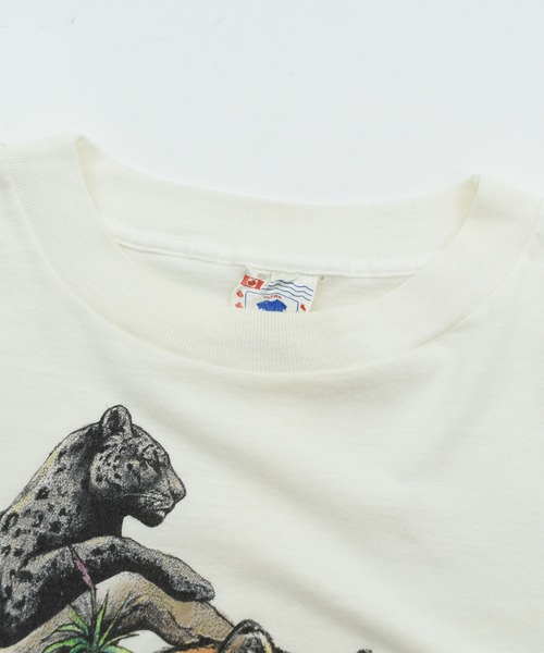 VINTAGE(ヴィンテージ)の「【USED】90’s “TIGER” アニマル Tシャツ(Tシャツ/カットソー・メンズ・ホワイト・MEDIUM)」の7枚目の写真