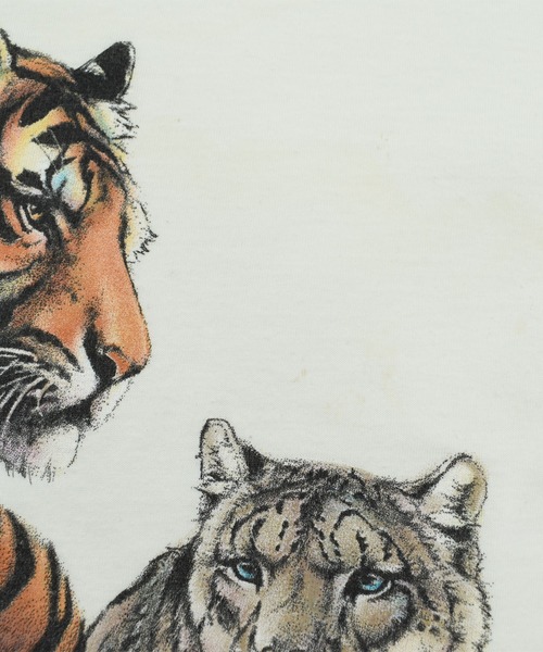VINTAGE(ヴィンテージ)の「【USED】90’s “TIGER” アニマル Tシャツ(Tシャツ/カットソー・メンズ・ホワイト・MEDIUM)」の9枚目の写真