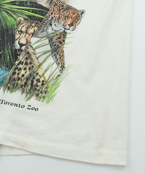 VINTAGE(ヴィンテージ)の「【USED】90’s “TIGER” アニマル Tシャツ(Tシャツ/カットソー・メンズ・ホワイト・MEDIUM)」の11枚目の写真