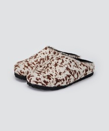 BILBAO アニマル クロッグ 1.0cm WHITE BROWN