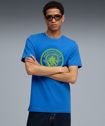 PUMA（プーマ）の「PUMA プーマ メンズ マンチェスターシティ FC FTBLカルチャー 半袖 Tシャツ（Tシャツ/カットソー）」