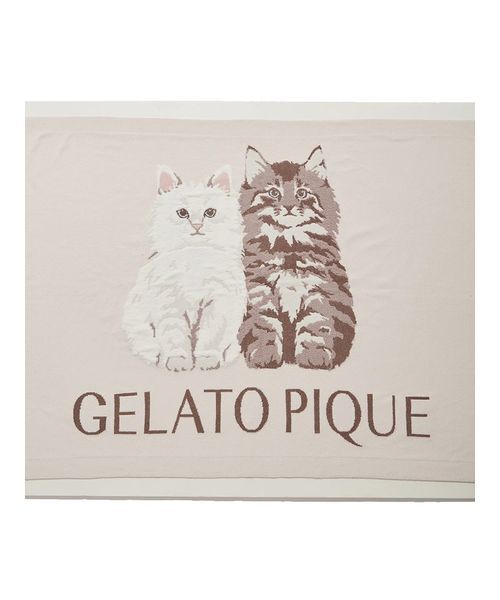 GELATO PIQUE ジェラートピケ　ツインキャットジャガードブランケット gelato pique - ジェラート ピケ ツインキャット ジャガード