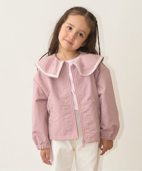セール】フリルカラーウィンドブレーカー（ブルゾン）｜Lycee mine