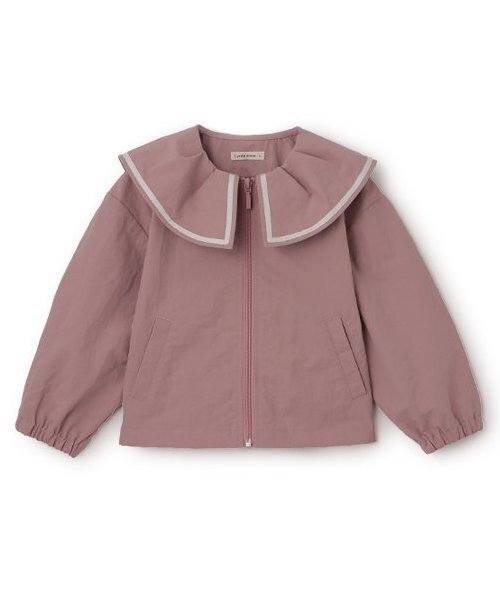 Lycee mine（リセマイン）の「フリルカラーウィンドブレーカー（ブルゾン・キッズ・ネイビー/ピンク/アイボリー/ベージュ・120cm/110cm/150cm/140cm/130cm/100cm）」の5枚目の写真