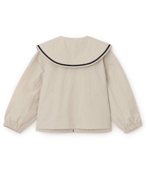 Lycee mine（リセマイン）の「フリルカラーウィンドブレーカー（ブルゾン・キッズ・ネイビー/ピンク/アイボリー/ベージュ・120cm/110cm/150cm/140cm/130cm/100cm）」の9枚目の写真