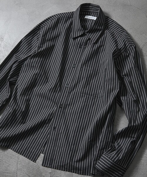 FREAK'S STORE(フリークスストア)の「限定展開 MR HEARTS/ミスターハーツ REGULAR COLLAR BOX CUT STRIPE SHIRT(シャツ/ブラウス・メンズ・ブラック/オフホワイト/ブルー・LARGE/MEDIUM/SMALL)」の18枚目の写真