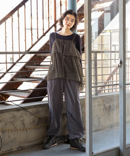 セール】2WAYレオパードキャミソール（キャミソール）｜niko and