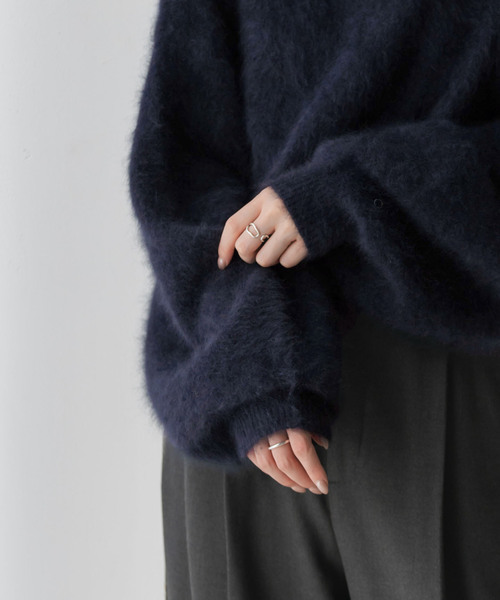 セール】《追加》ファーニット2WAYパフスリーブニット（ニット