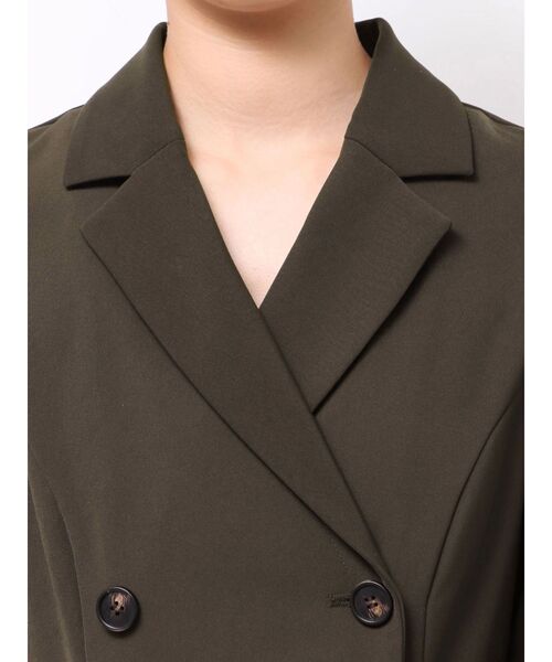 MERCURYDUO（マーキュリーデュオ）の「テーラーカラーコンビネゾン（つなぎ/オールインワン・レディース・ベージュ/ダークブラウン・SMALL/MEDIUM）」の19枚目の写真