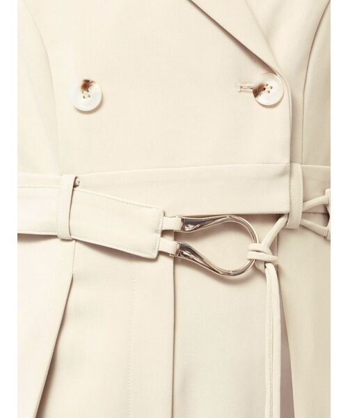 MERCURYDUO（マーキュリーデュオ）の「テーラーカラーコンビネゾン（つなぎ/オールインワン・レディース・ベージュ/ダークブラウン・SMALL/MEDIUM）」の3枚目の写真