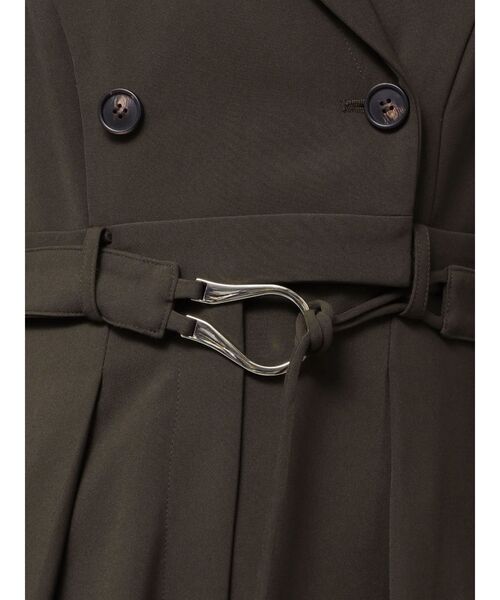 MERCURYDUO（マーキュリーデュオ）の「テーラーカラーコンビネゾン（つなぎ/オールインワン・レディース・ベージュ/ダークブラウン・SMALL/MEDIUM）」の4枚目の写真