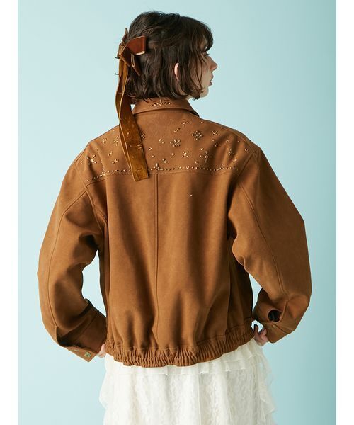 LILY BROWN(リリーブラウン)の「【LILY BROWN ×ANNA SUI】バタフライスタッズブルゾン(ブルゾン・レディース・ブラウン/ブラック・F)」の20枚目の写真