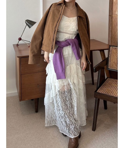 LILY BROWN(リリーブラウン)の「【LILY BROWN ×ANNA SUI】バタフライスタッズブルゾン(ブルゾン・レディース・ブラウン/ブラック・F)」の10枚目の写真