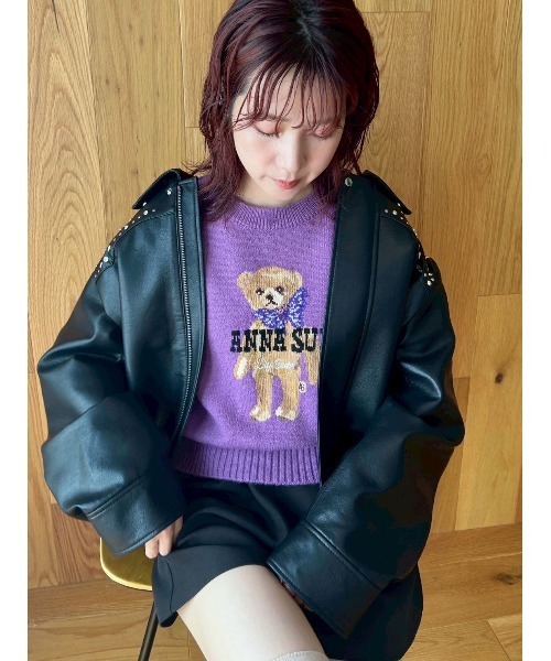 LILY BROWN(リリーブラウン)の「【LILY BROWN ×ANNA SUI】バタフライスタッズブルゾン(ブルゾン・レディース・ブラウン/ブラック・F)」の14枚目の写真