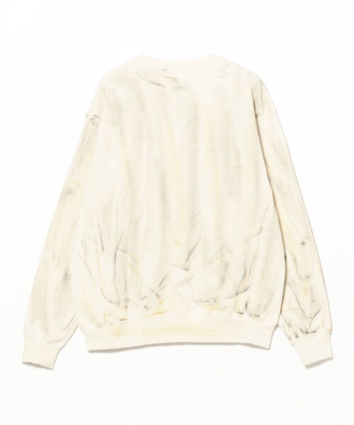 B:MING by BEAMS（ビーミングバイビームス）の「ambiance / ステイン クルーネック スウェット（ユニセックス）（スウェット・メンズ・ホワイト系その他5/グレー・S/XL/L/M）」の13枚目の写真