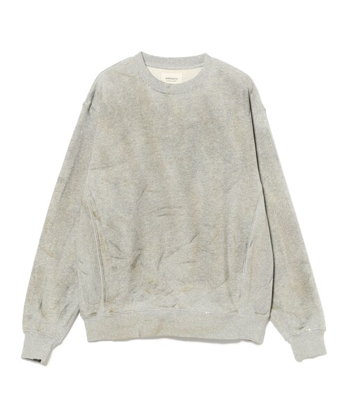 B:MING by BEAMS（ビーミングバイビームス）の「ambiance / ステイン クルーネック スウェット（ユニセックス）（スウェット・メンズ・ホワイト系その他5/グレー・S/XL/L/M）」の15枚目の写真
