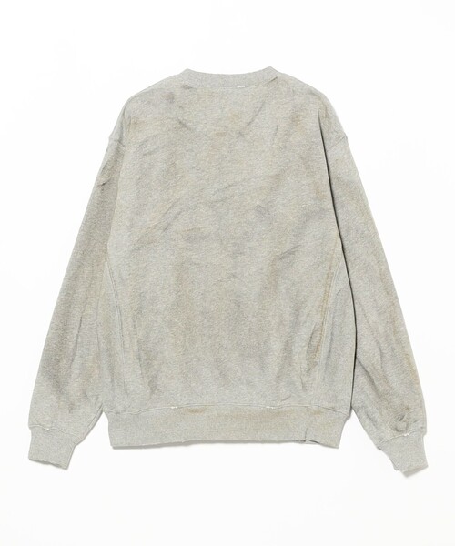 B:MING by BEAMS（ビーミングバイビームス）の「ambiance / ステイン クルーネック スウェット（ユニセックス）（スウェット・メンズ・ホワイト系その他5/グレー・S/XL/L/M）」の16枚目の写真