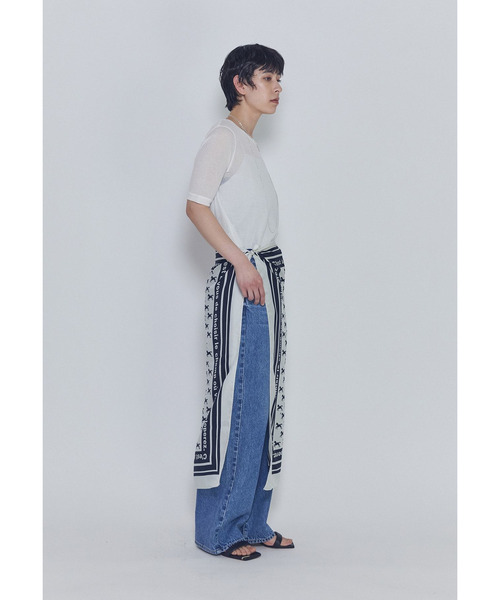 1er Arrondissement（プルミエアロンディスモン）の「【追加】シアーＴシャツ（Tシャツ/カットソー・レディース・ブラック系その他3/オフホワイト・FREE）」の6枚目の写真