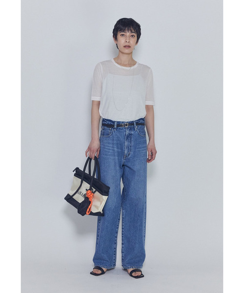 1er Arrondissement（プルミエアロンディスモン）の「【追加】シアーＴシャツ（Tシャツ/カットソー・レディース・ブラック系その他3/オフホワイト・FREE）」の7枚目の写真